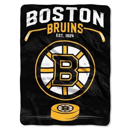 THE NORTH WEST COMPANY The Northwest Co 1NHL-08020-0001-RET Bruins Inspired Raschel Throw 1NHL080200001RET